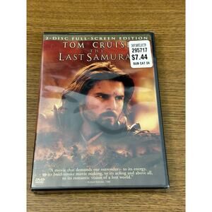The Last Samurai DVD 2004
